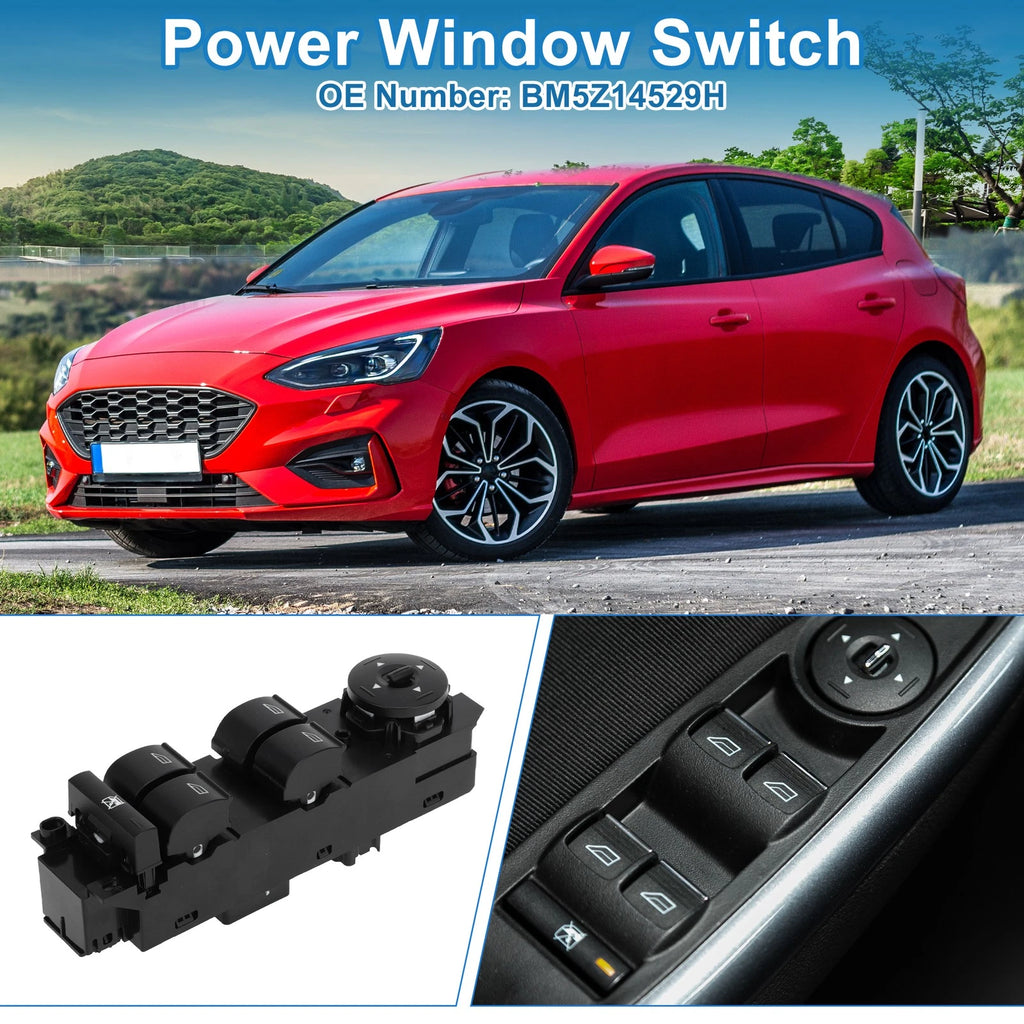Front Power Window Switch for Ford Escape Focus Transit Connect (No.BM5Z14529H)