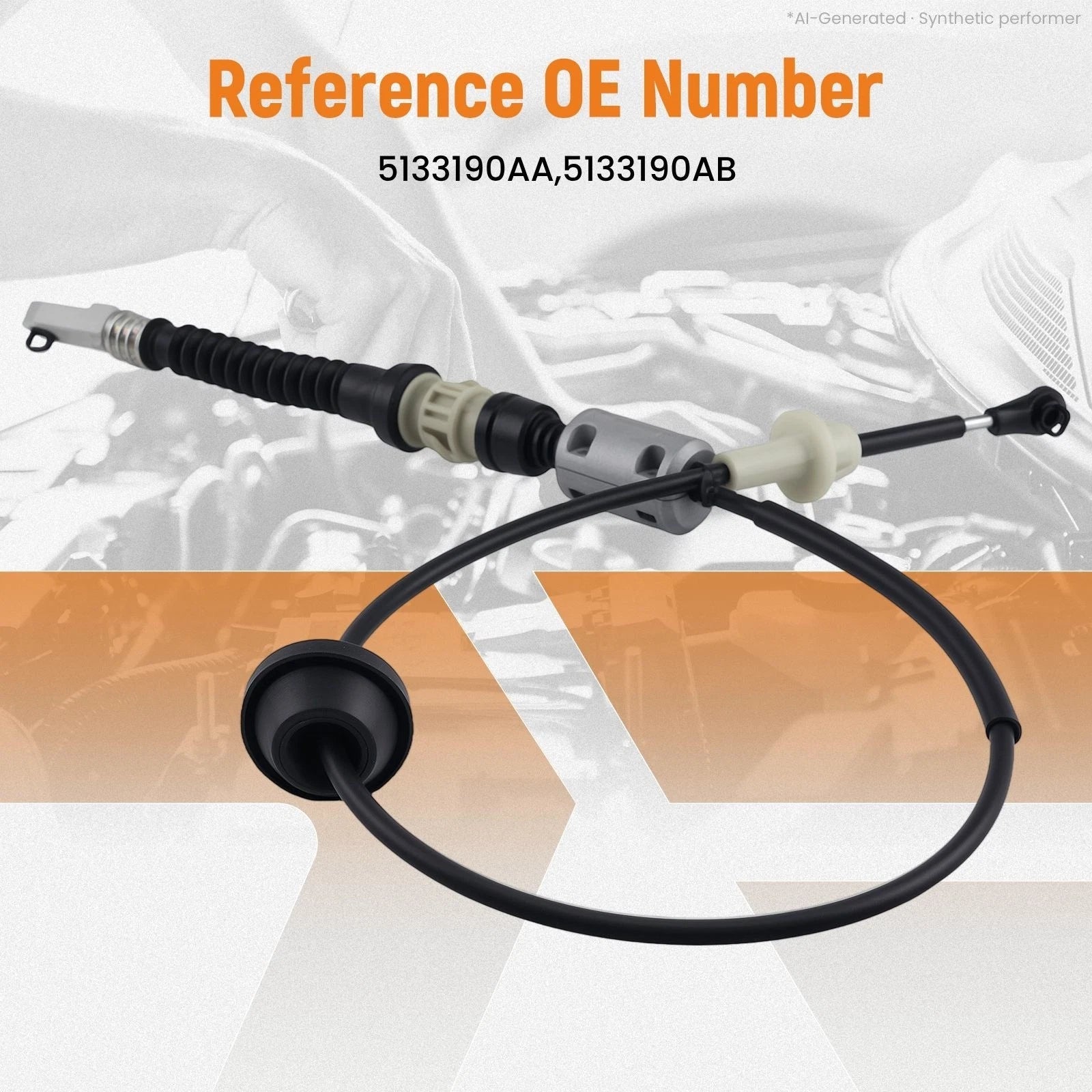 Auto Shift Cable for Chrysler Town & Country (2005–2007) 115cm
