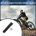Straight Pull Bike Spokes 183mm Replacement Set for 14G Wheel (183mm)
