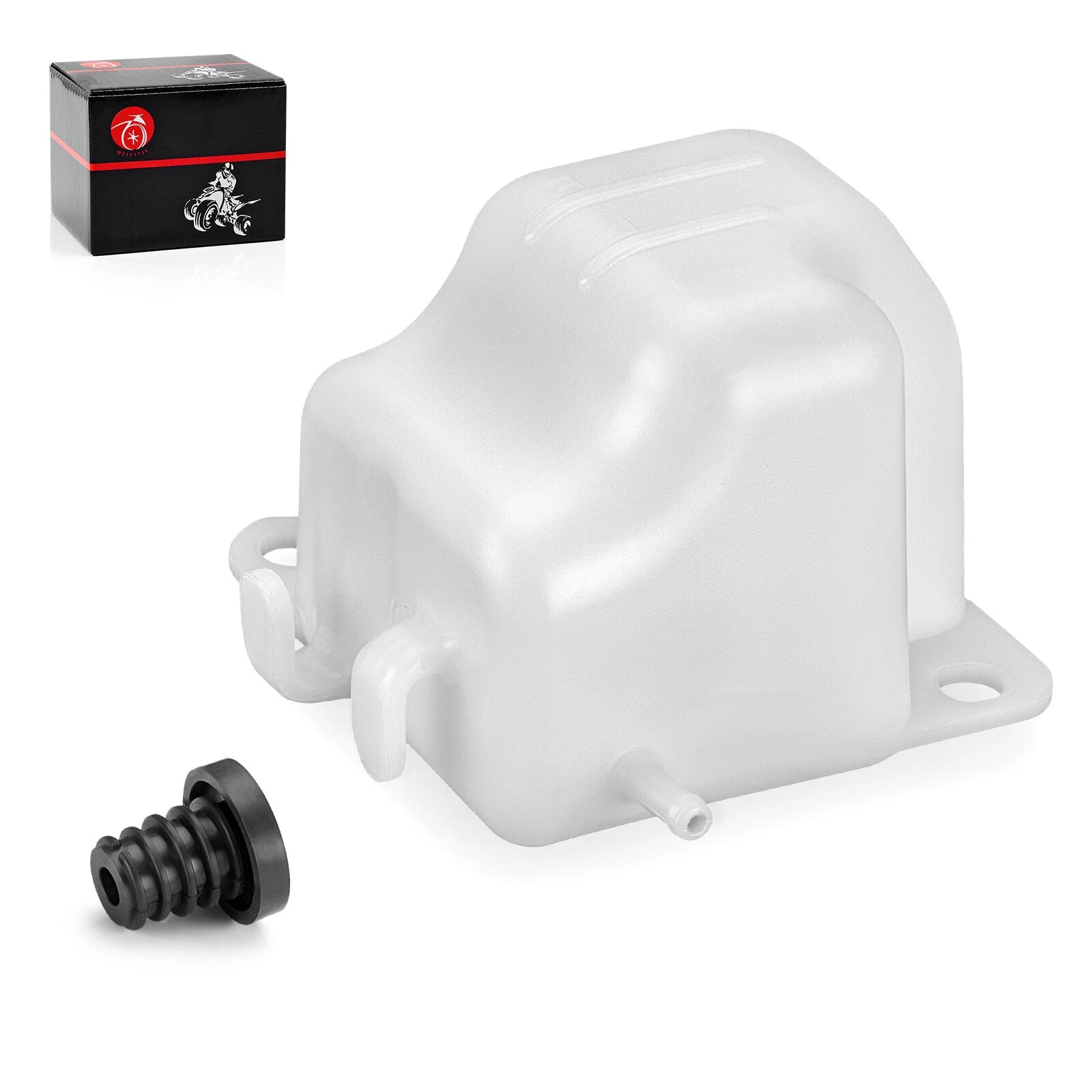 2X Coolant Reservoir Tank & Cap for Suzuki QuadRacer 450 LTR450 (2006–2009)