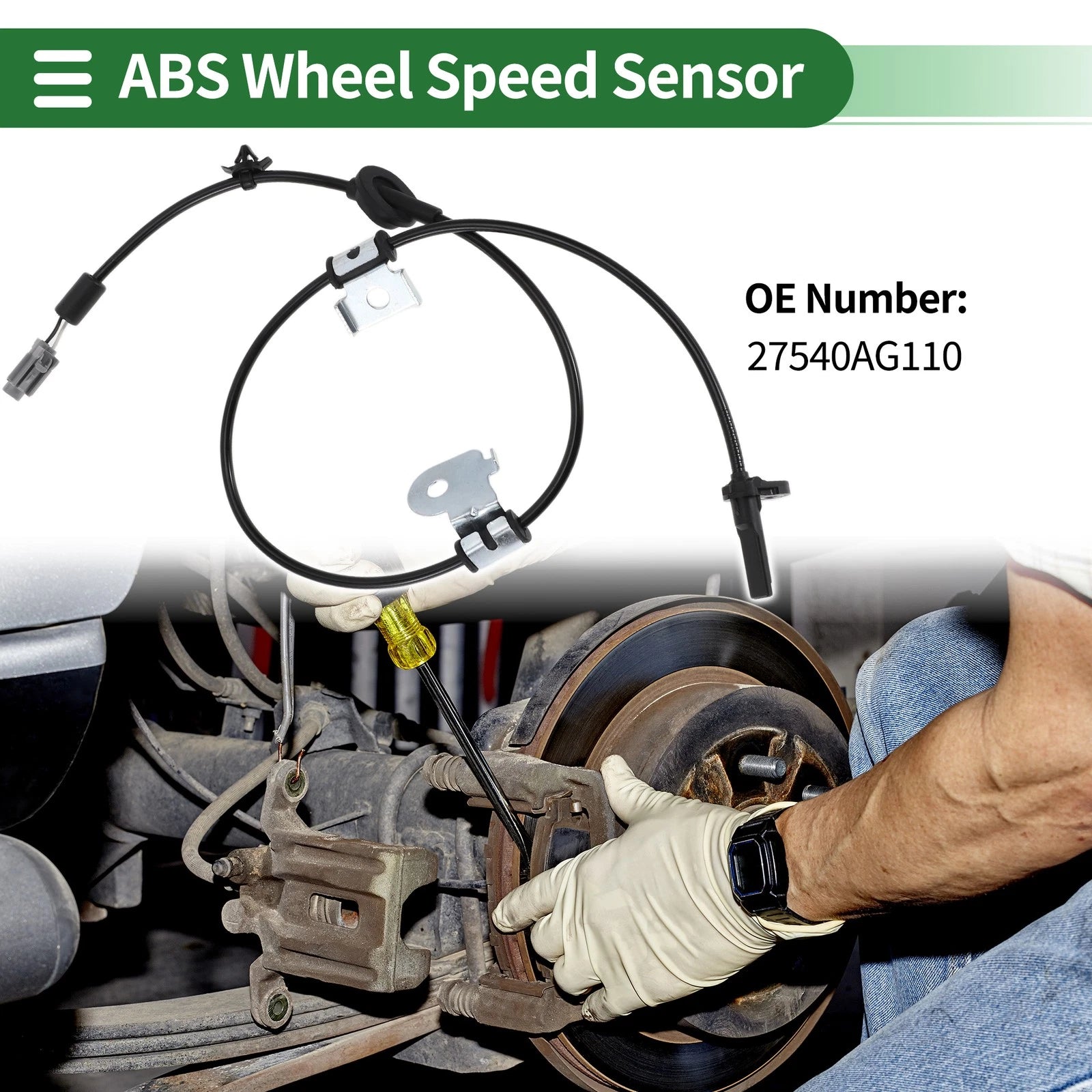 ABS Wheel Speed Sensor Replacement Front Left for Subaru Forester (2014–2018)
