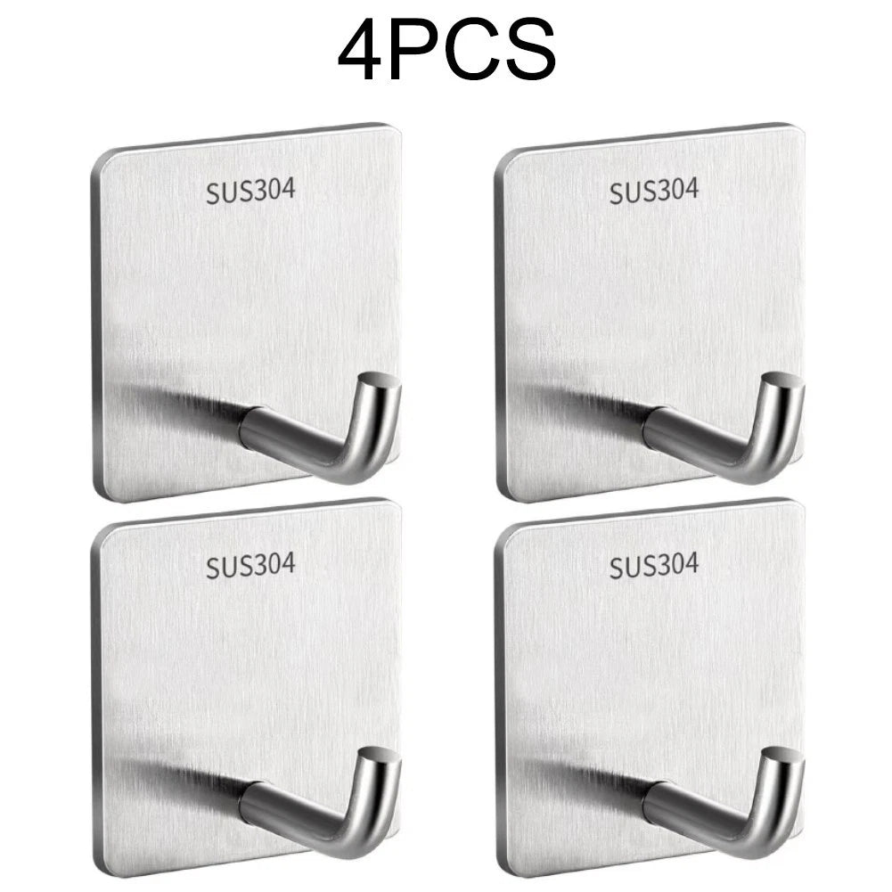 Stainless Steel Hooks for Effortless Installation (Waterproof, Rustproof)