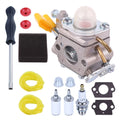 Carburetor Gasket Spark Plug Kit for Homelite Zama Ryobi C1U-H60 (25cc-30cc)