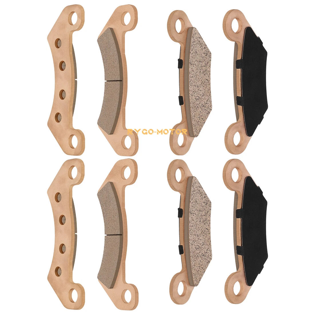 Sintered Front & Rear Brake Pads for John Deere Gator XUV 855D 855E 855M (2011–2022)