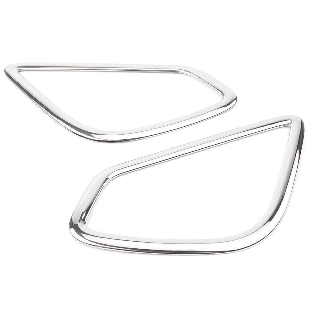 2X Chrome Rear Fog Light Cover Trim for Mitsubishi Eclipse Cross (2018)