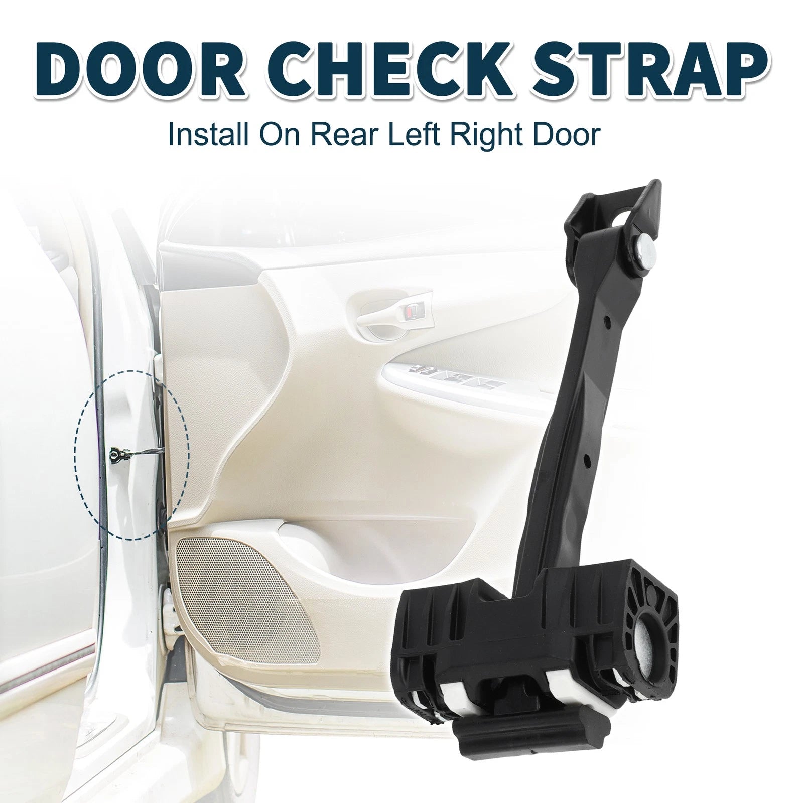 Door Check Strap Limiter Stopper Replacement for Audi Q2 (2016–2020)
