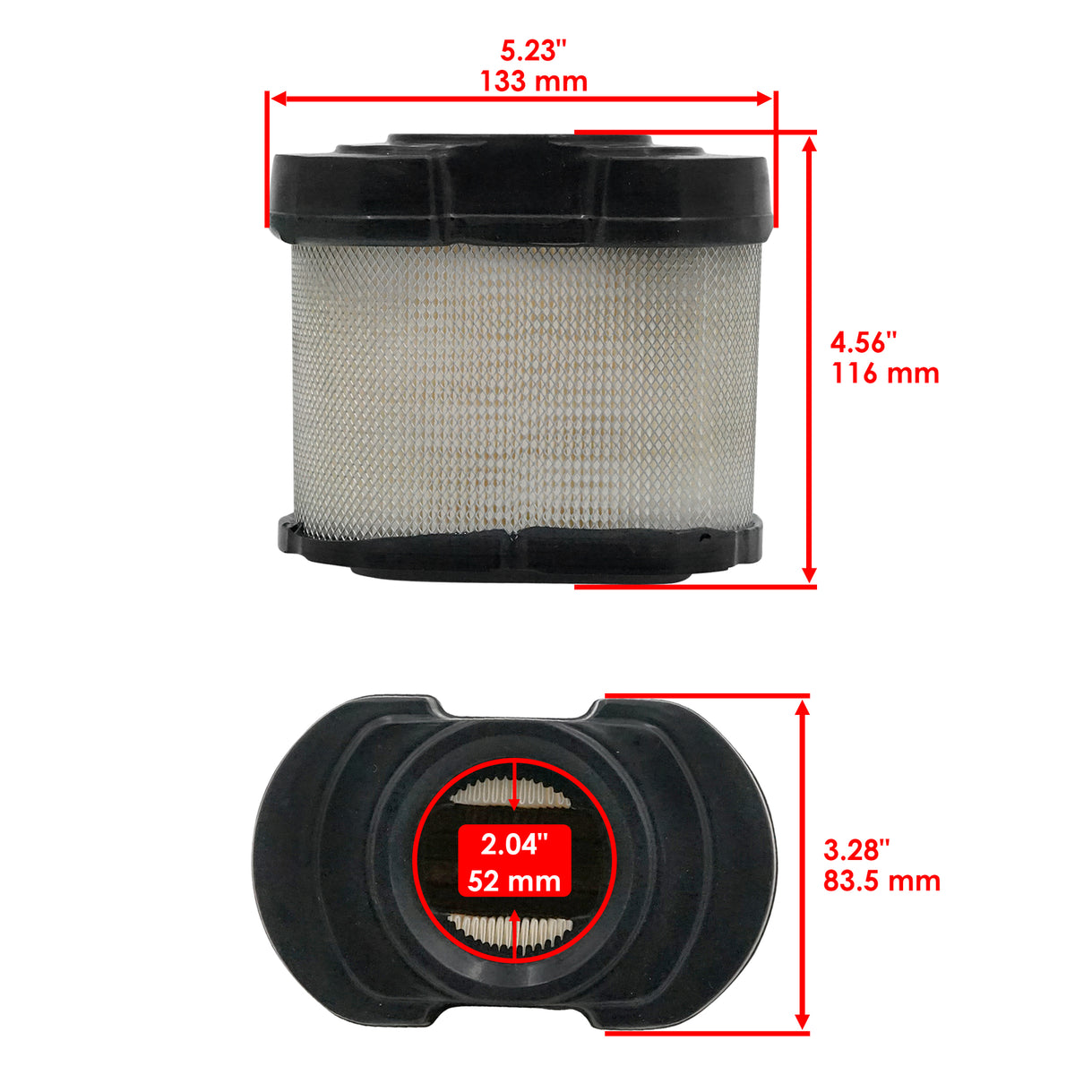 Air Filter Replacement for Bad Boy MZ Magnum ZT Elite (2011–2013)