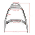 Chrome Rear Rack Luggage Carrier for Honda Z125 Monkey 125 (2018–2024) T9