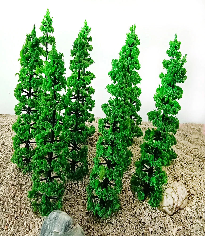 20pcs 9cm Model Trees for HO N Scale Diorama Scenery