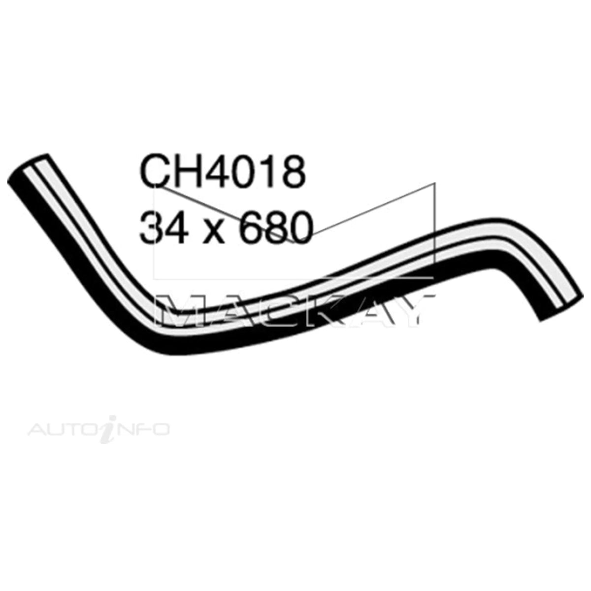 Lower Bottom Radiator Hose for Mitsubishi 380 DB V6 3.8L (2006–2008) 6G75-S4