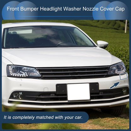 Front Left Washer Nozzle Cover Cap for Volkswagen Jetta A6 (2011–2014) Brown