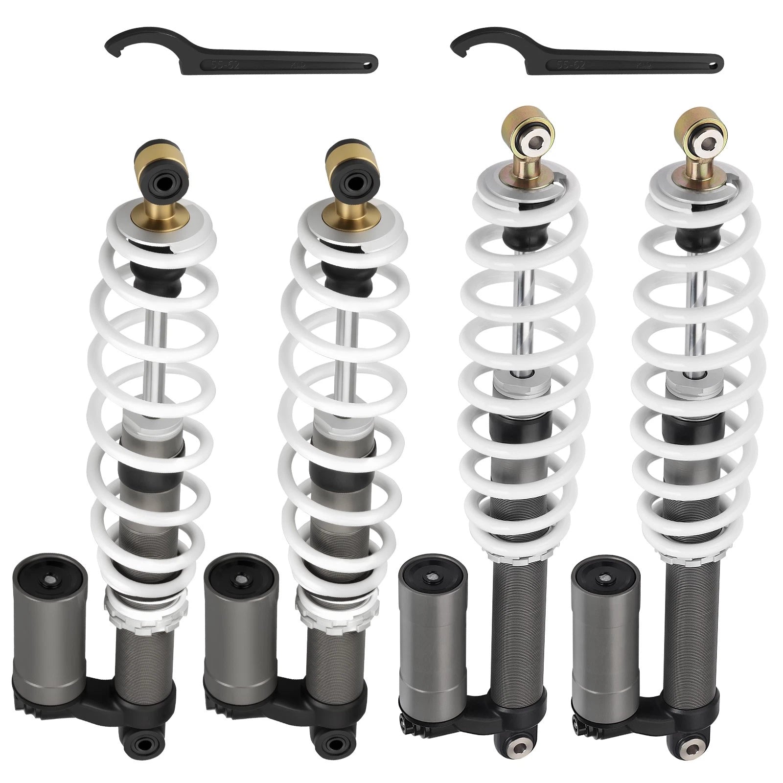 Set of 4 Air Shock Absorbers for Polaris RZR S 800 EFI (2009–2012)