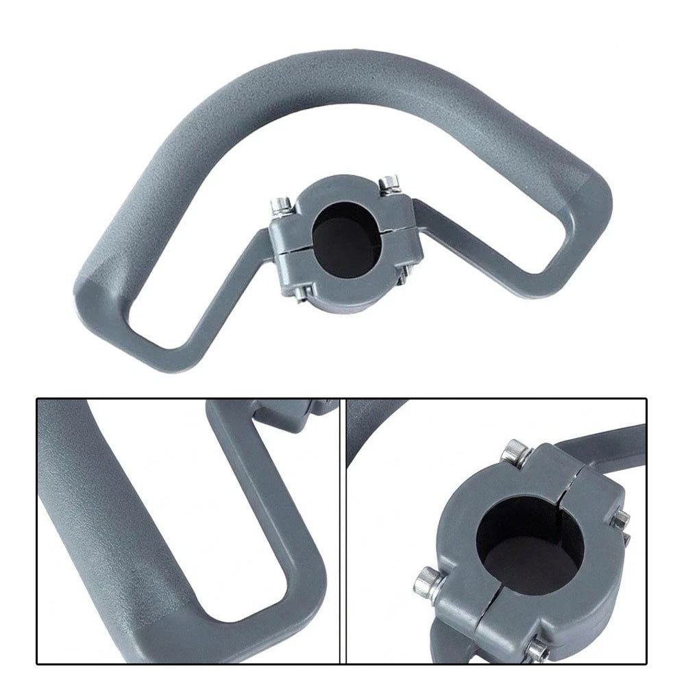 Grey Handle for Lawn Mower Hedge Trimmer Applications (Single-Piece)