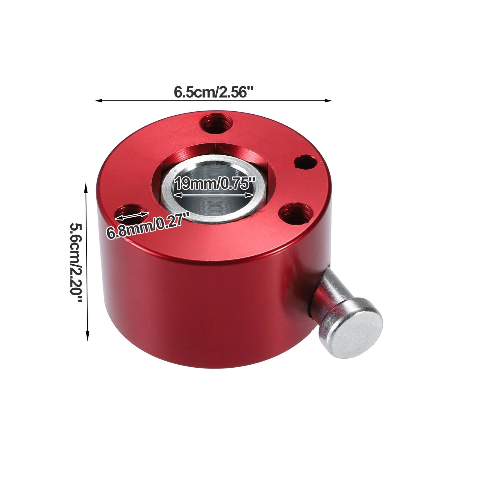 Steering Wheel Quick Release Disconnect Hub for Universal Vehicles (0.27" Bore)