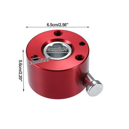 Steering Wheel Quick Release Disconnect Hub for Universal Vehicles (0.27" Bore)