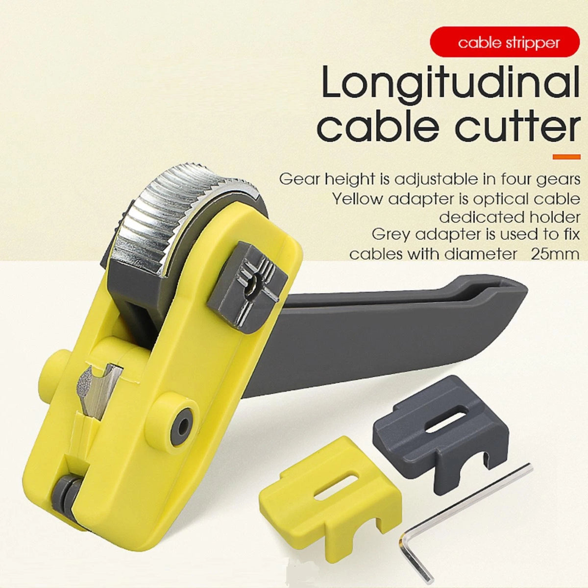 Fiber Optic Cable Stripping Knife KMS-K for Longitudinal Cutting