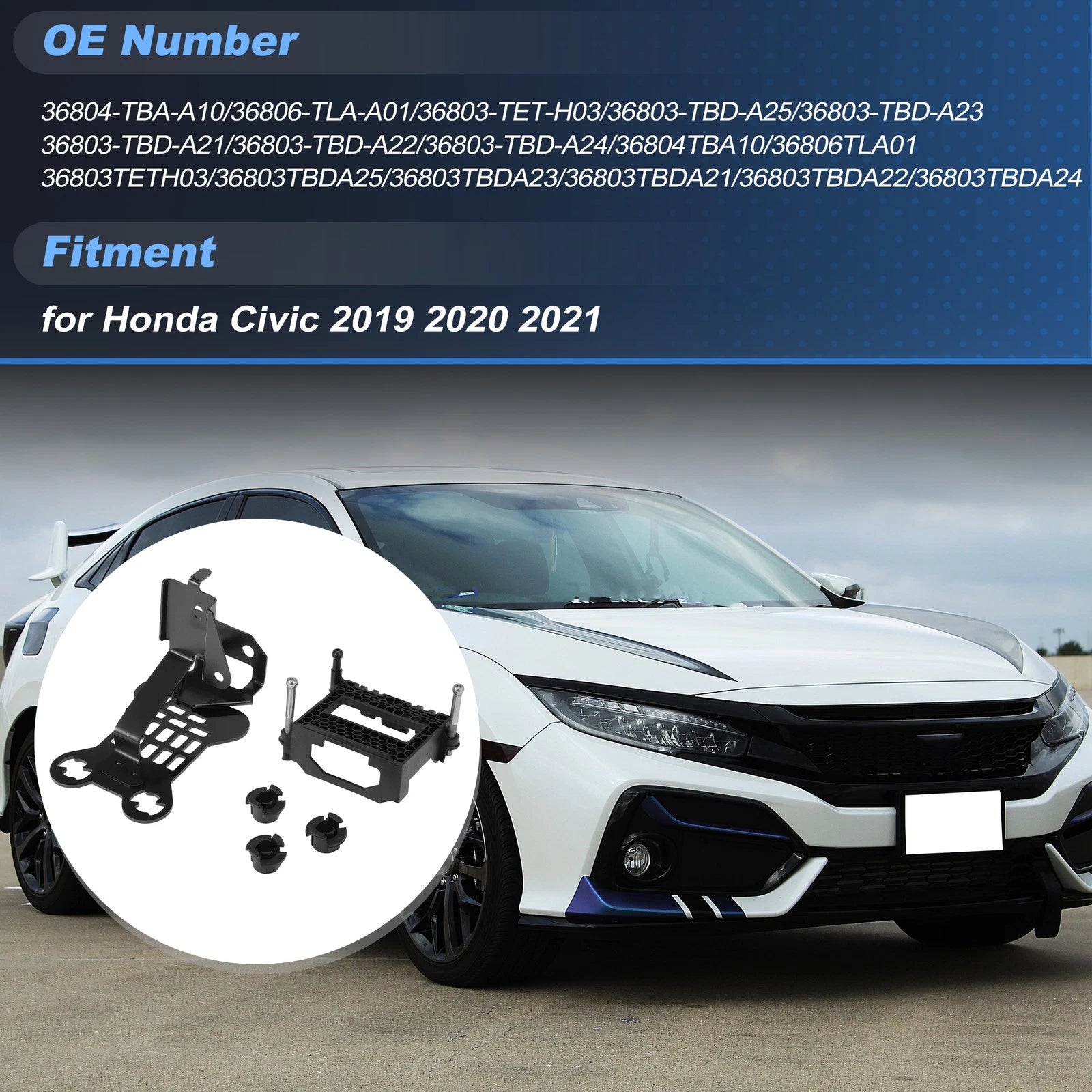 Radar Bracket Replacement for Honda Civic (2019–2021) Radar Cruise