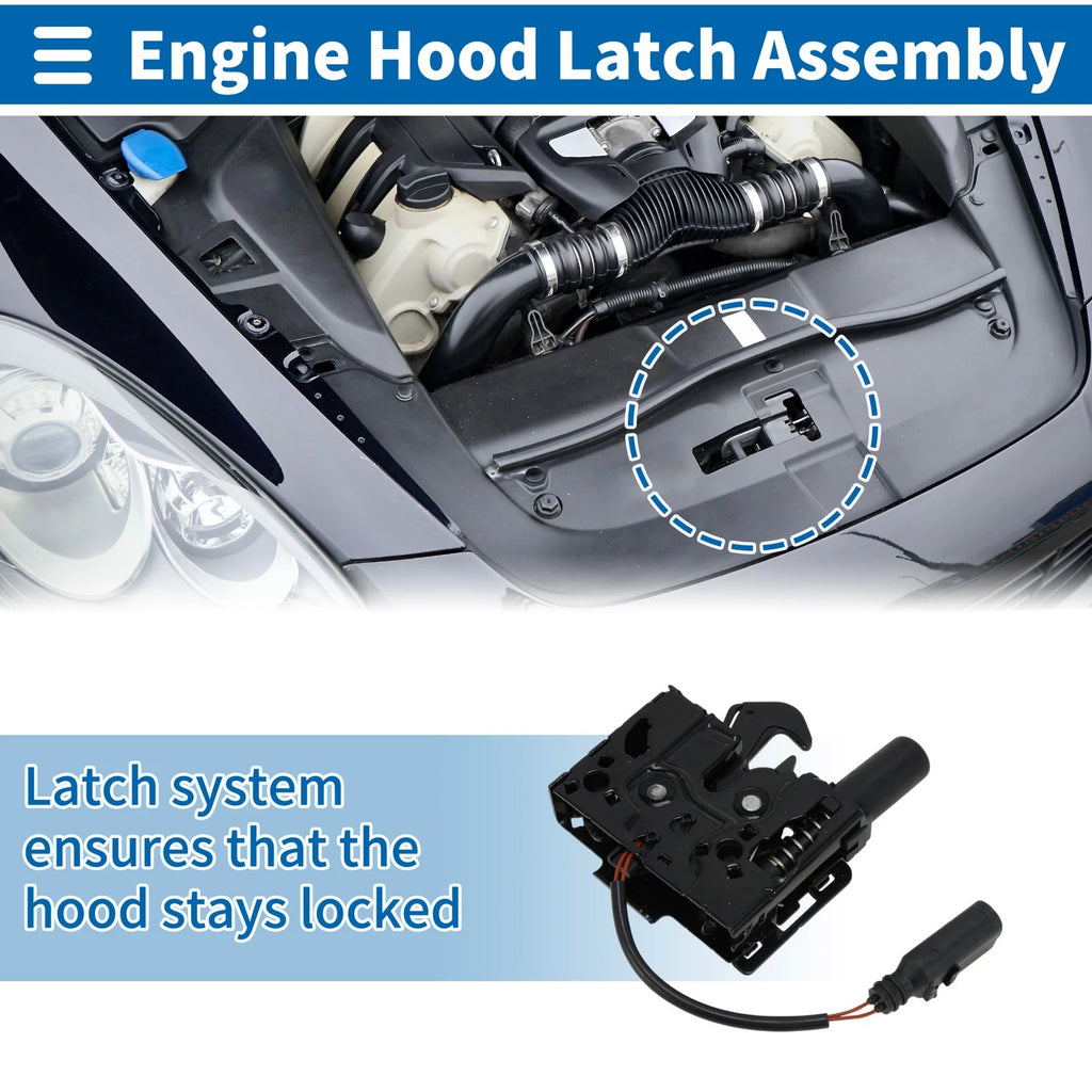 Hood Latch Assembly for Audi A4 Quattro (2017–2024)