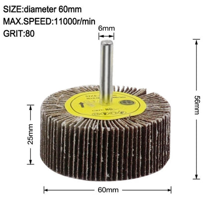 80 Grit Sanding Flap Wheel Disc for Superior Grinding Results