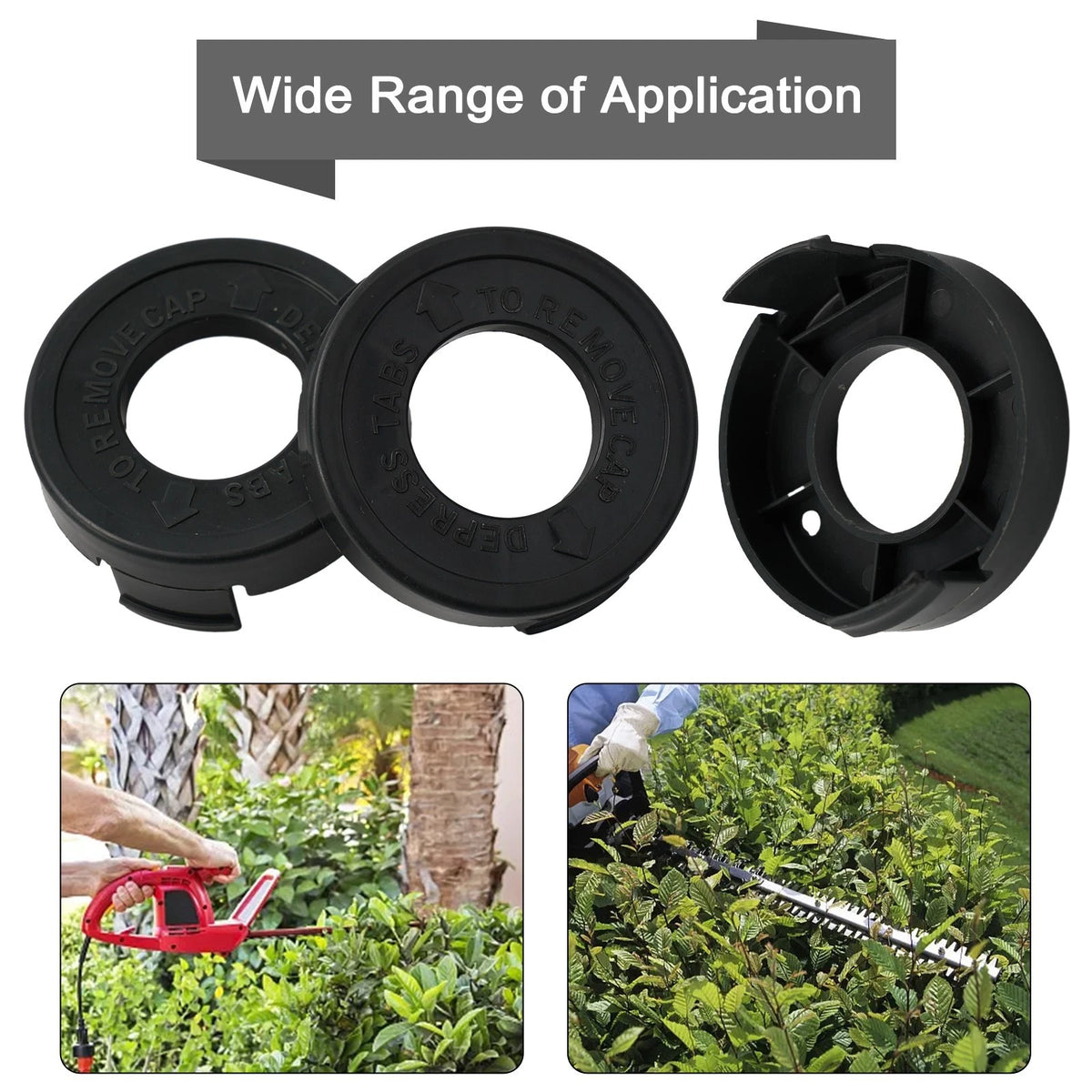 3pcs String Trimmer Bump Cap for Black & Decker ST4500