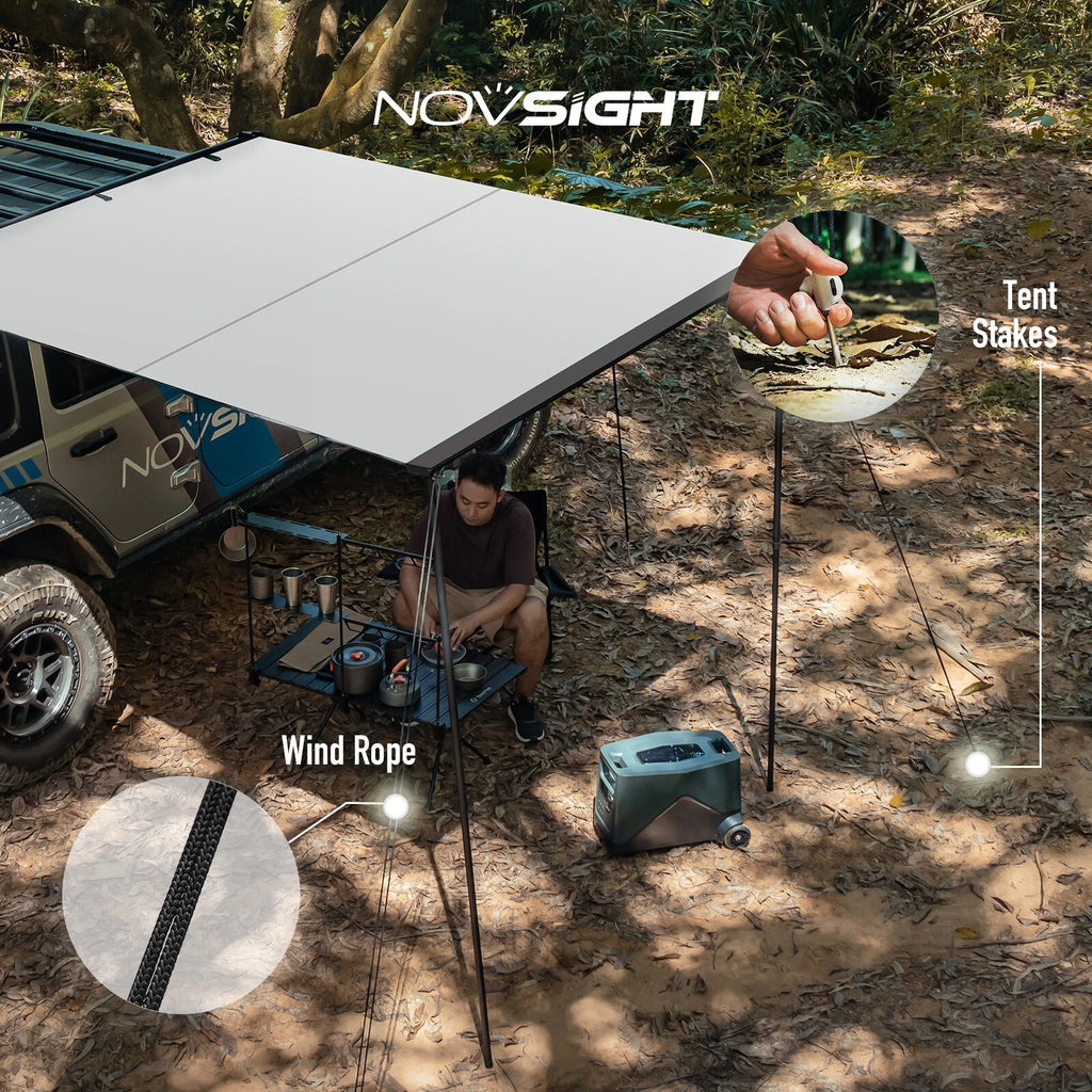 Rooftop Tent Awning for Jeep SUV (2010–2023)
