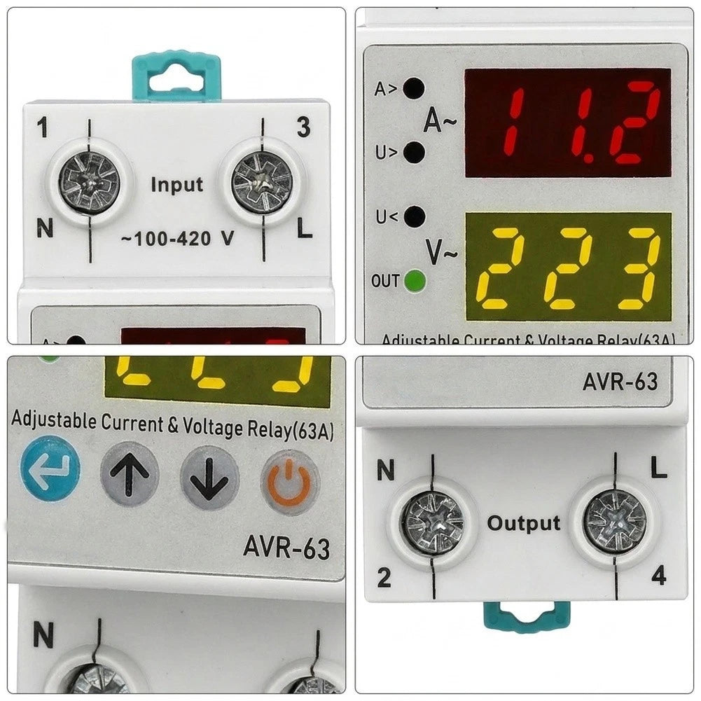 220V AC 40A AVR-40A Voltage Protector Relay for Harsh Environments