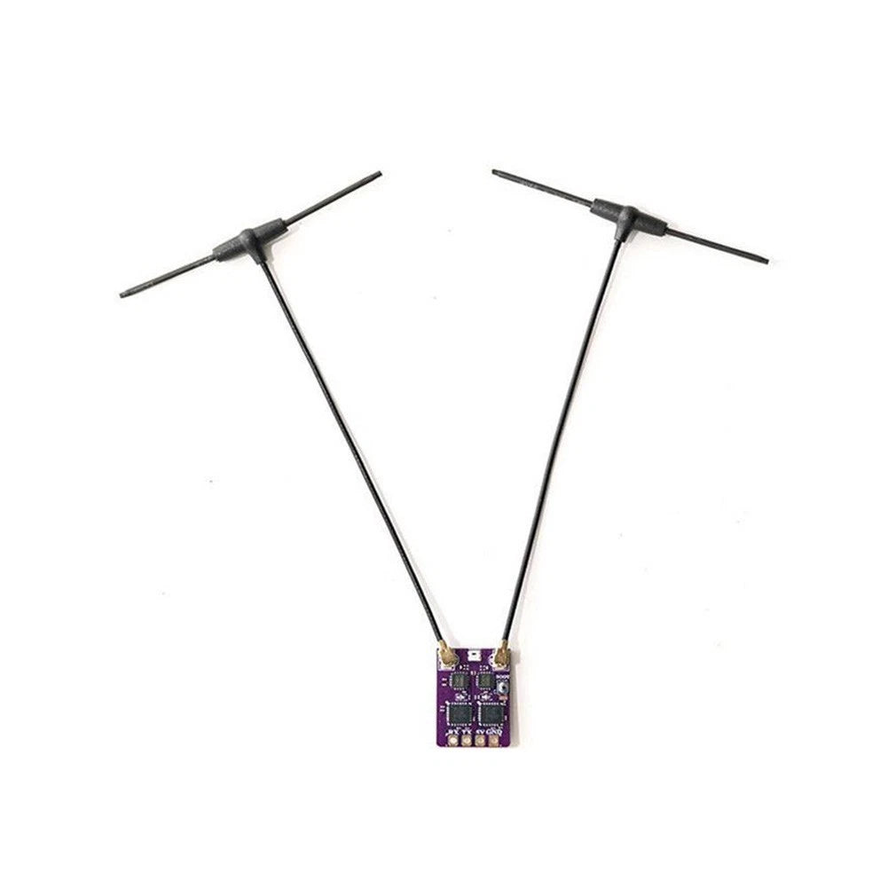 Dual Antenna 2.4G Receiver for Fixed Wing Long Range with TCXO and CRSF