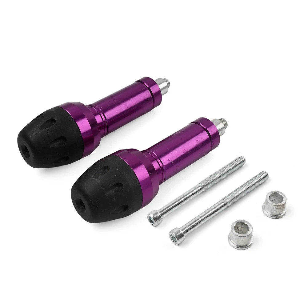 8MM Universal Motor Purple Exhaust Frame Slider for Motorcycle