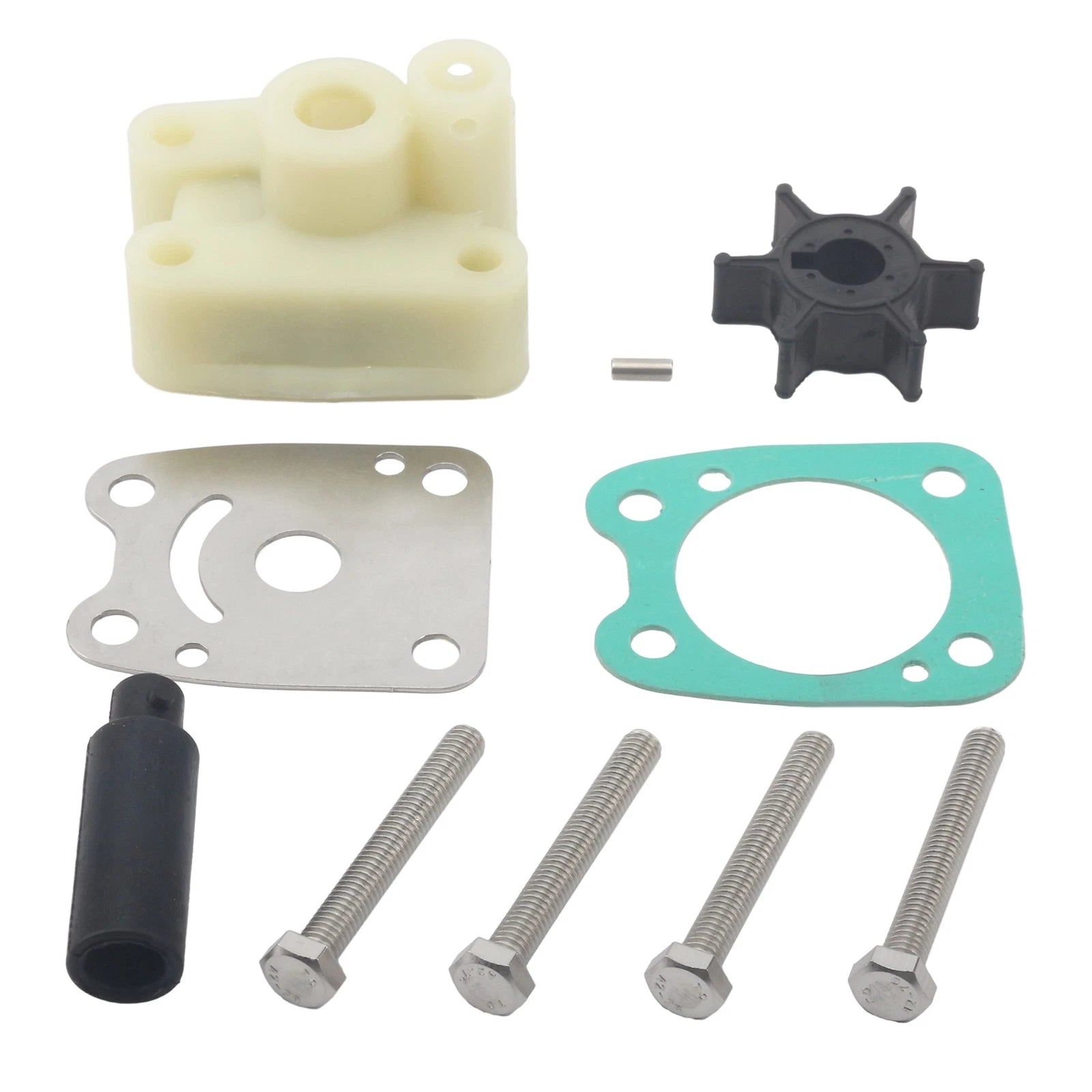 Water Pump Impeller Kit for Yamaha 4HP 5HP Outboard Motor (1990–2023)