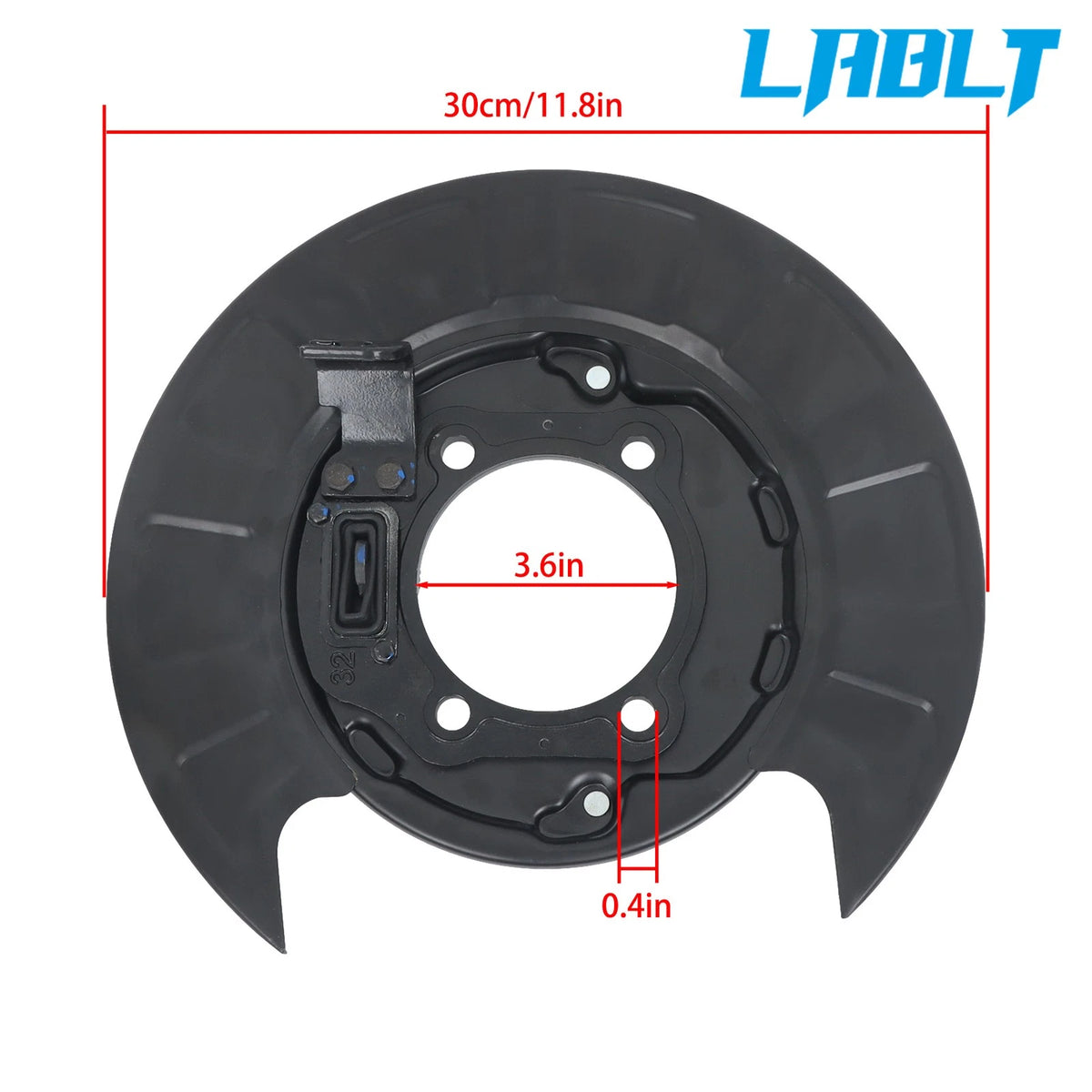 Rear Driver Brake Backing Plate for Hyundai Santa Fe (2007–2009) 58250-2B000