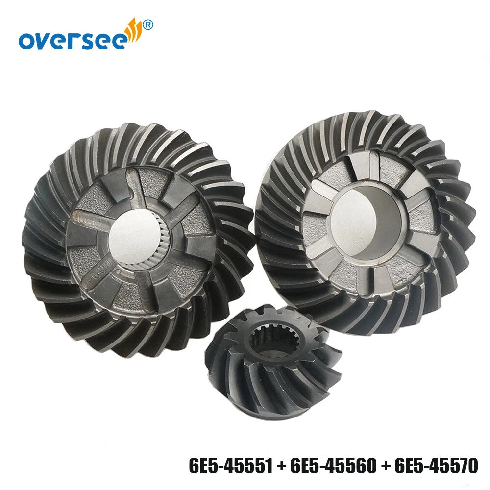 6E5 Gear Kit for Yamaha Outboard 115 130HP (2-Stroke) (6E5-45560, 6E5-45570)