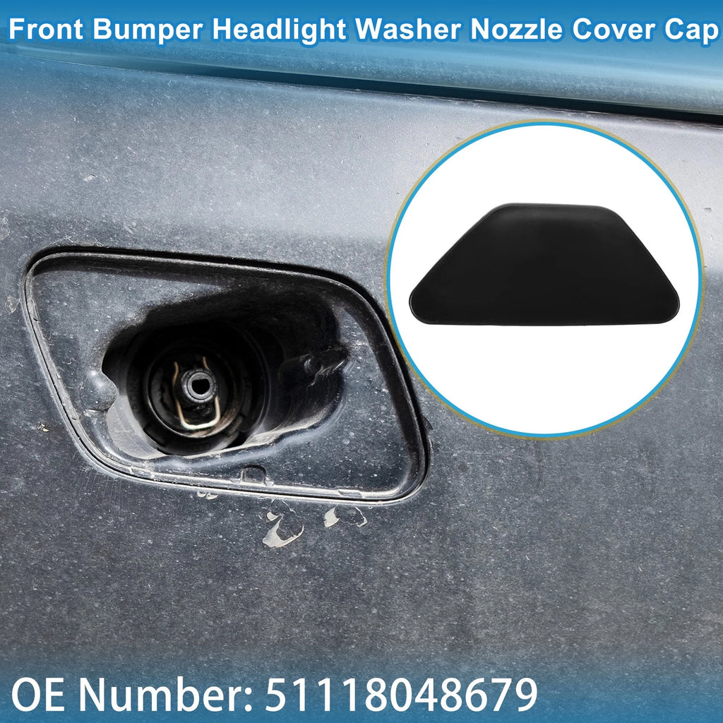 Washer Nozzle Cover Cap Front Left Replacement for BMW 528i (2011–2016)