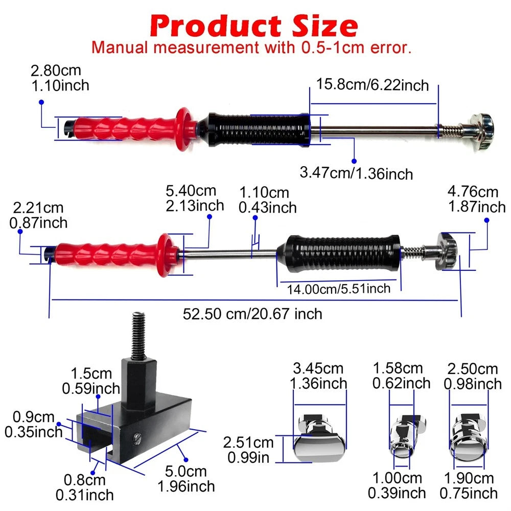 WOYO PDR200 Slide Hammer Dent Puller Cold Glue Car Paintless Dent Repair Tools