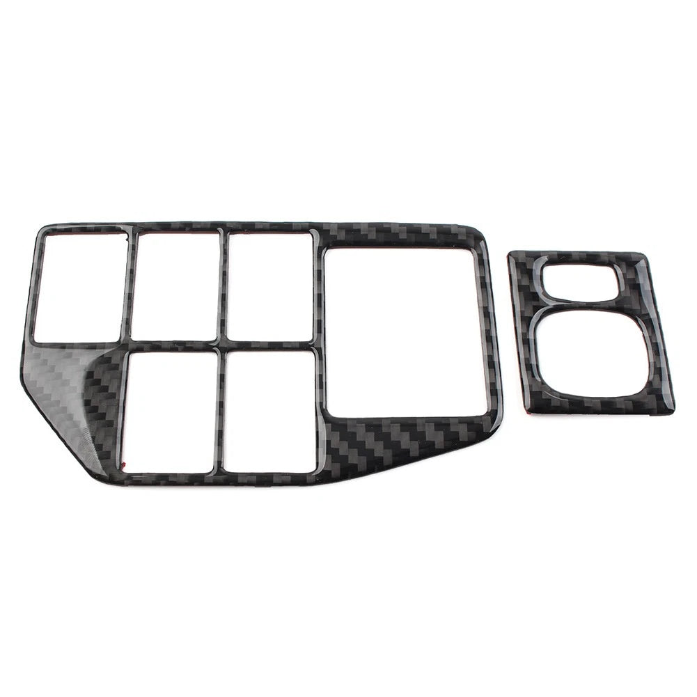 RHD Headlight Lamp Switch Button Trim Frame for Toyota Prius (2012–2015) Pair