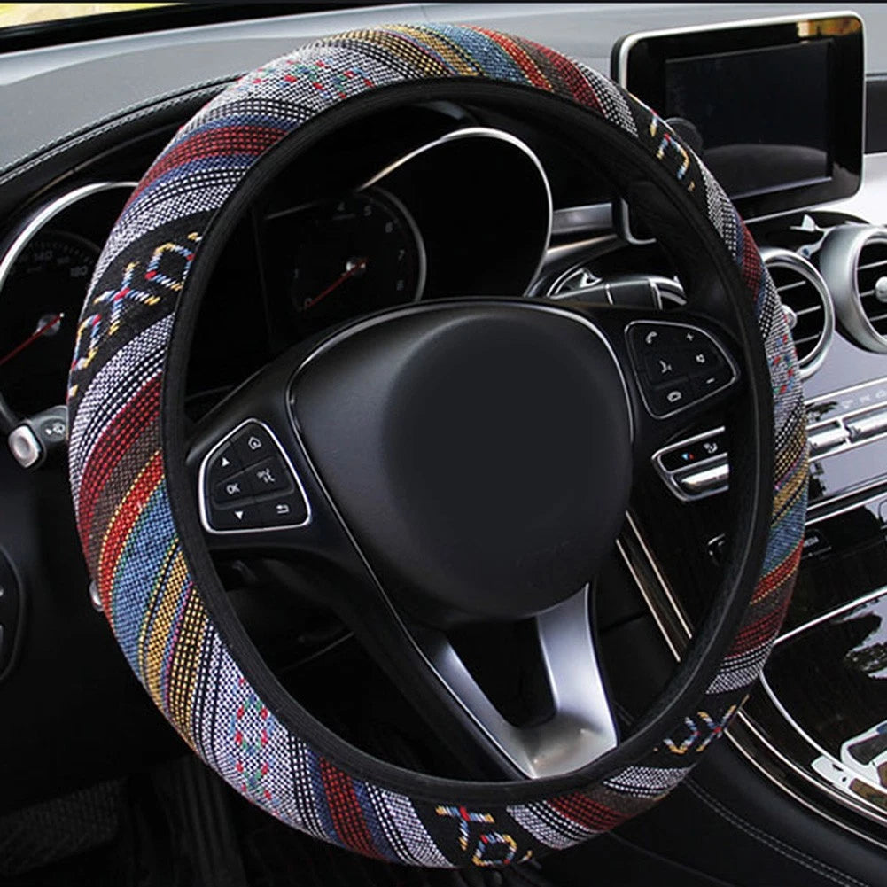4PC Steering Wheel Cover Set for Universal Cars (2010–2023)
