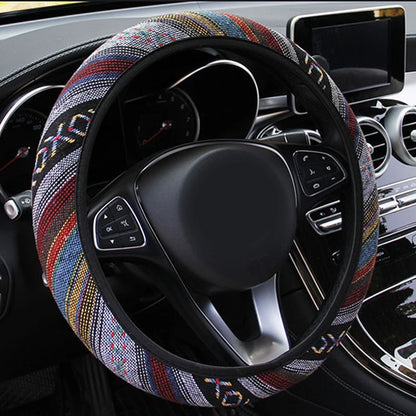 4PC Steering Wheel Cover Set for Universal Cars (2010–2023)
