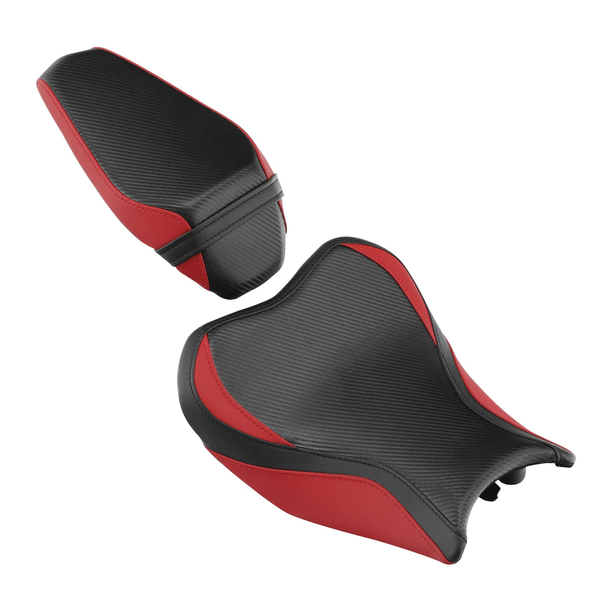 Driver & Passenger Seats for Kawasaki Z900 (2017–2023) Black Red