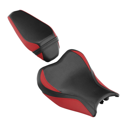 Driver & Passenger Seats for Kawasaki Z900 (2017–2023) Black Red