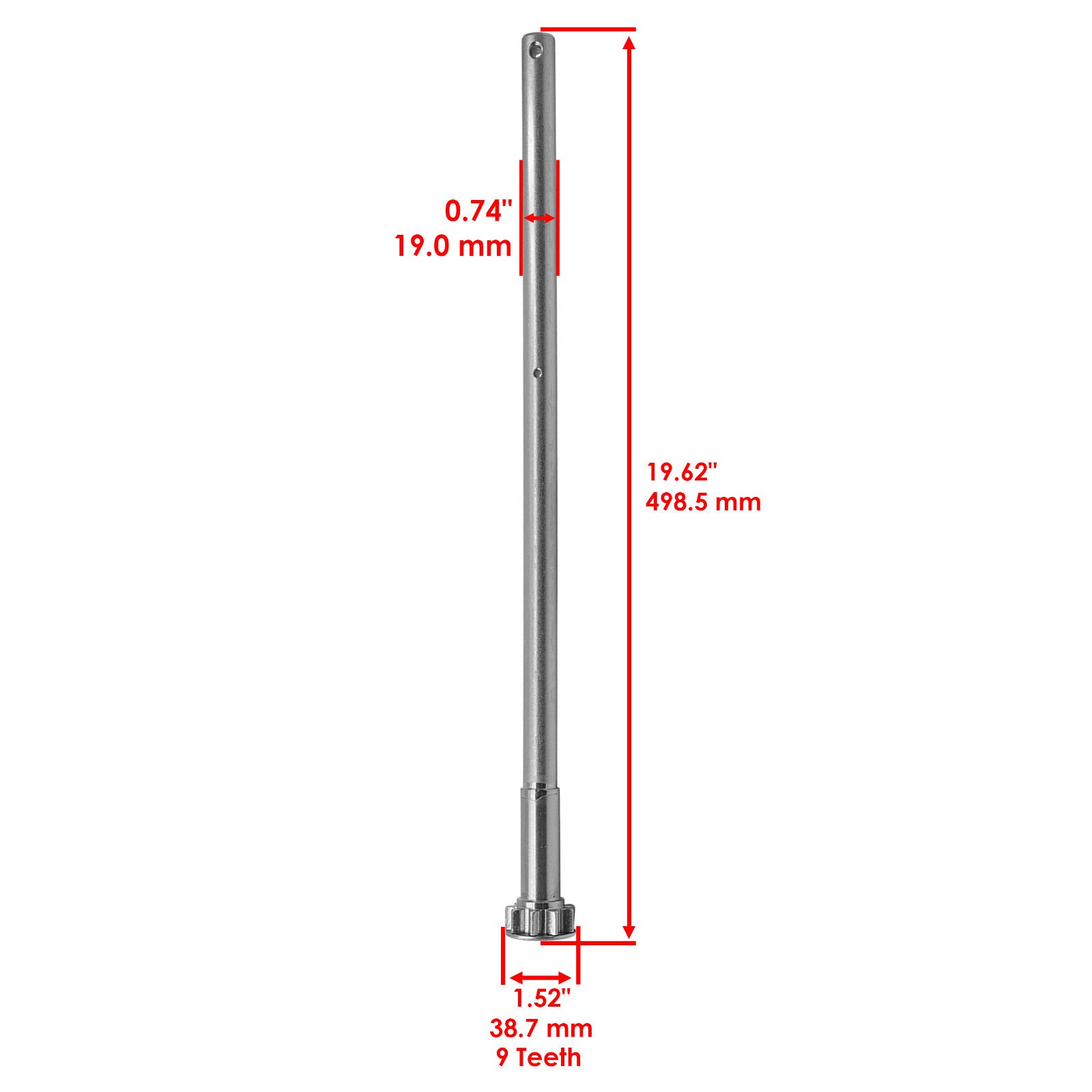 Steering Shaft Replacement for John Deere LT180 LT190 LTR155 LTR166 (2011–2018)