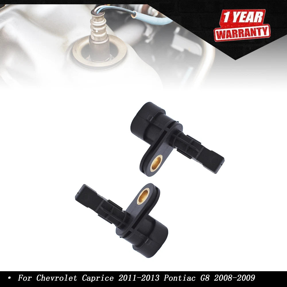 2Pcs ABS Speed Sensor for Pontiac G8 (2008–2009) Rear Driver + Passenger Side