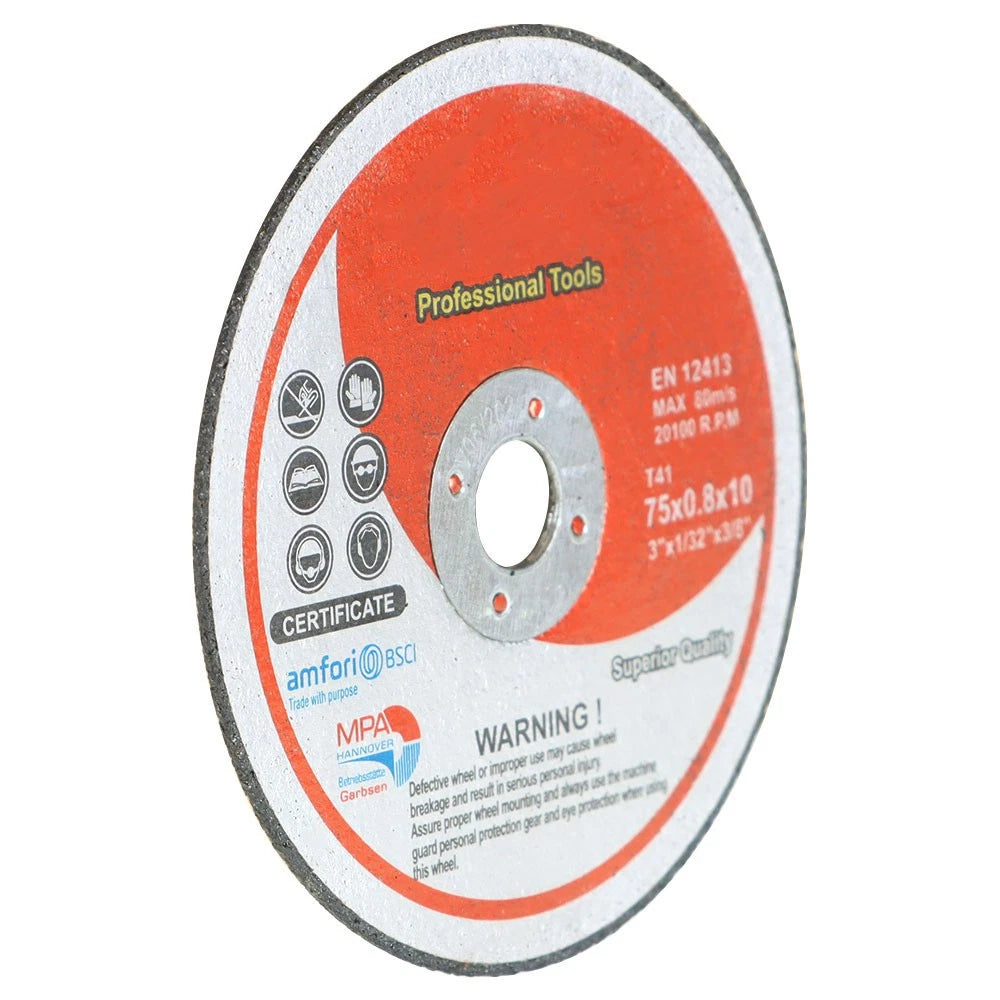25 Pack Cut Off Wheels for Die Grinder (3"x1/32"x3/8")