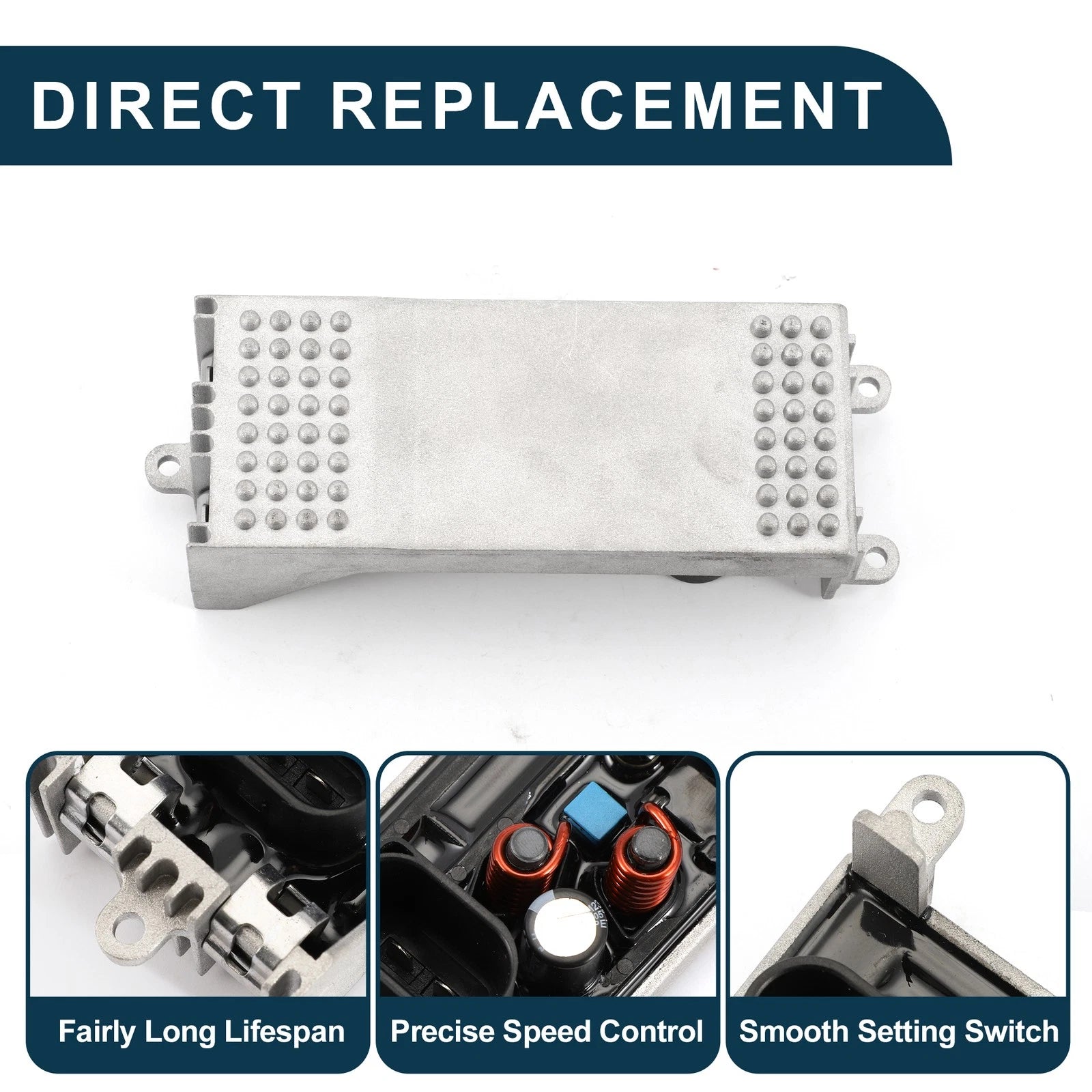 HVAC Blower Motor Resistor No. 4E0820521 for Audi A8 (2003–2010)