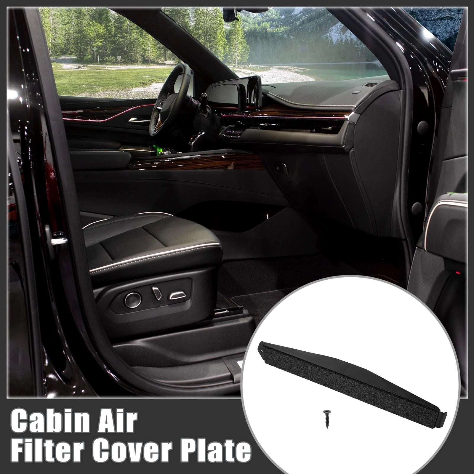 Cabin Air Filter Cover Plate Replacement for Chevy Silverado (2014–2018)