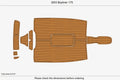 EVA Pads for Bayliner 175 Swim Platform Cockpit (2003) - Faux Foam Teak Deck