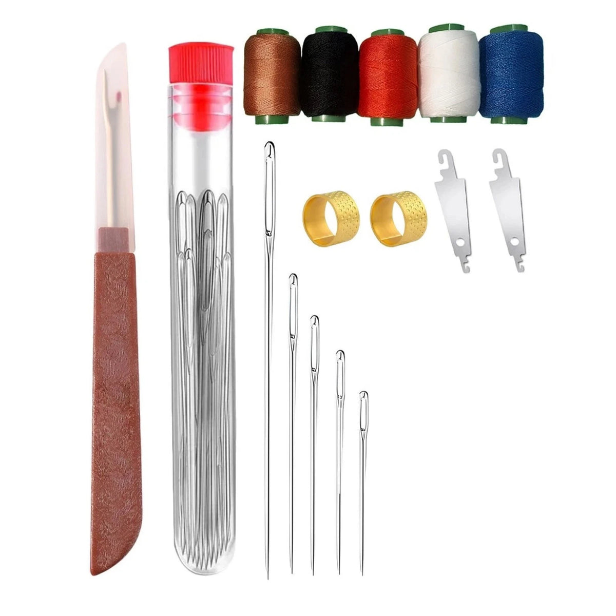36 Piece Sewing Set for Travel - Needle and Thread Tools Kit