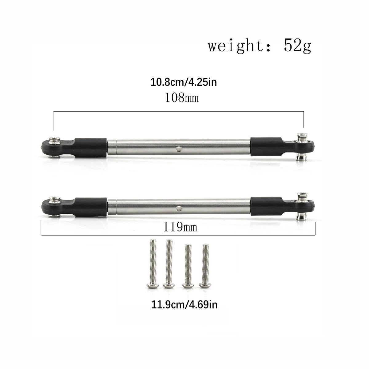 Adjustable Tie Rod for WideMAXX 4x4 Truck (89086-4)