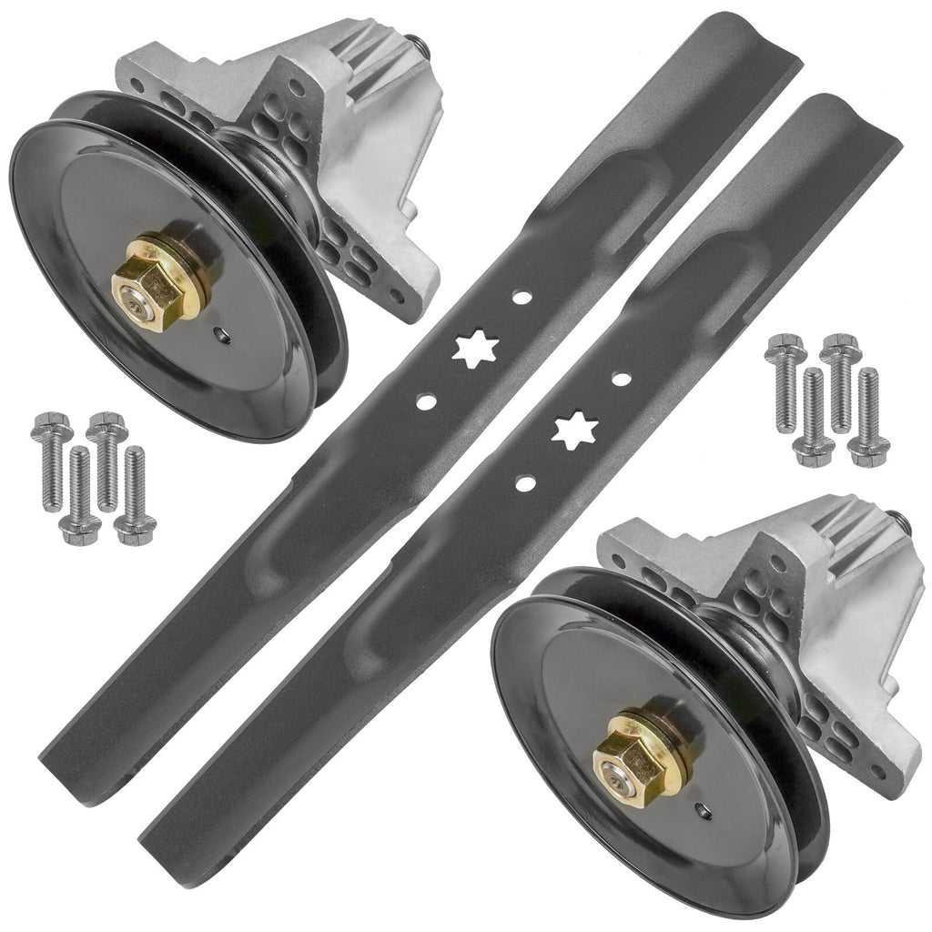 42-Inch Spindle Pulley Blade Replacement Kit for MTD Cub Cadet XT1-LT42 (2000–2018)