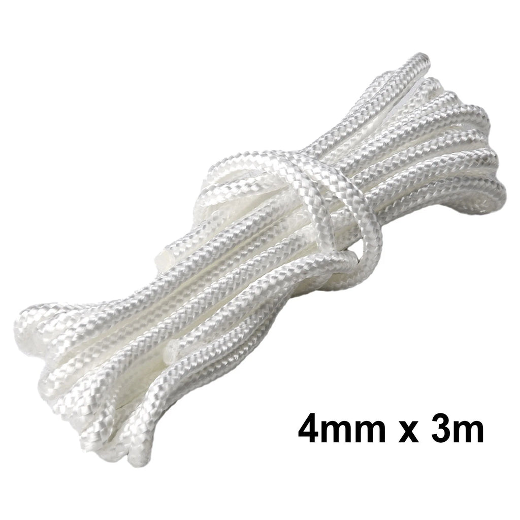 Nylon Puller Recoil Cord Rope for Lawnmower Chainsaw (300cm, 4mm)