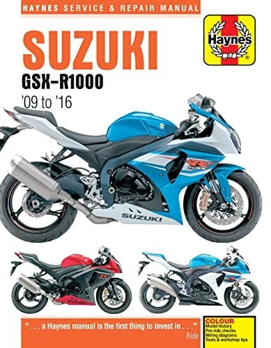 Service Repair Manual for Suzuki GSX-R1000 (2009–2016)