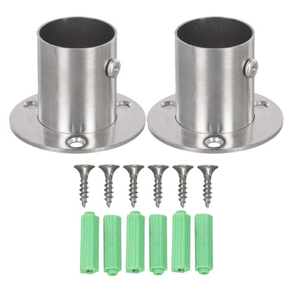 Wardrobe Flange Socket Holders for Utility Maximization